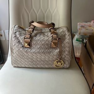 MK tanned leather tote bag